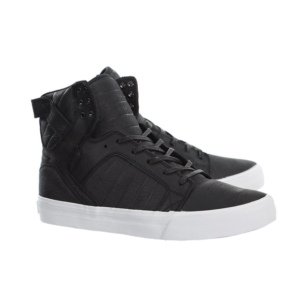 Baskets Montantes Supra SkyTop HF Noir Black/White Homme | INP-99687844